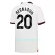 Camisola Manchester City Bernardo 20 Criança Equipamento 2ª 2023/24