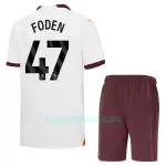 Camisola Manchester City Foden 47 Criança Equipamento 2ª 2023/24