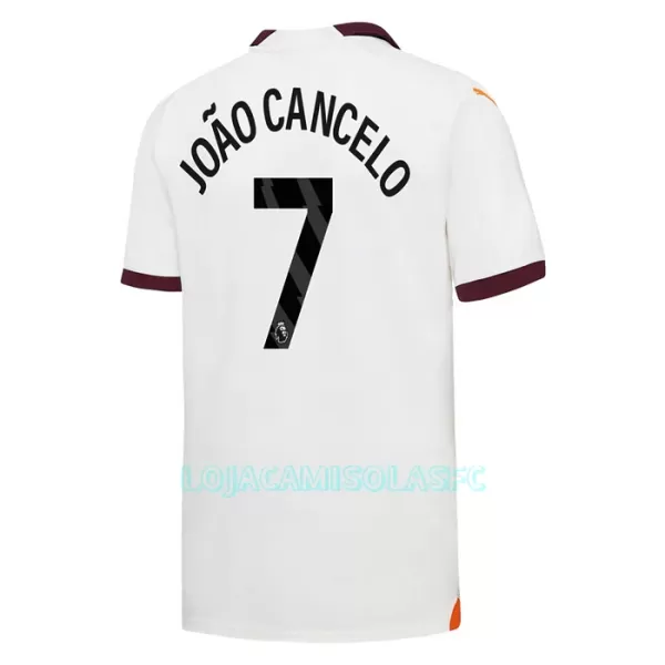 Camisola Manchester City Joao Cancelo 7 Criança Equipamento 2ª 2023/24