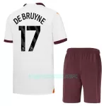 Camisola Manchester City Kevin De Bruyne 17 Criança Equipamento 2ª 2023/24