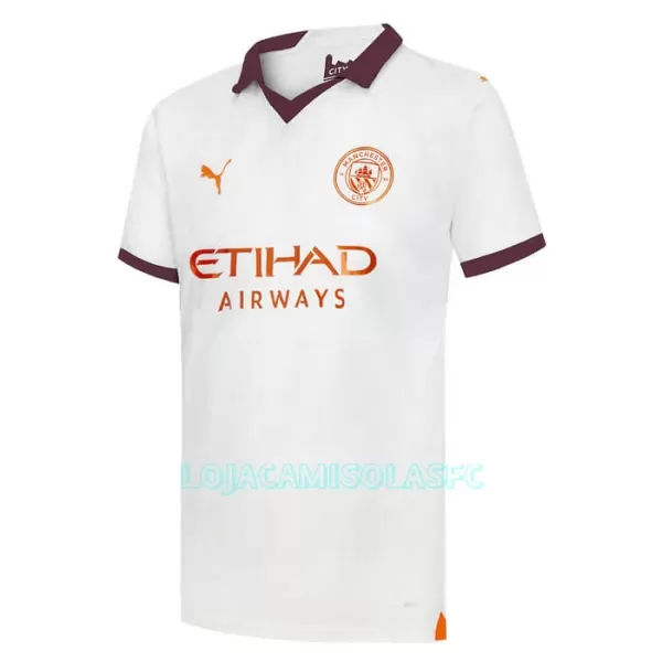 Camisola Manchester City Kevin De Bruyne 17 Homem Equipamento 2ª 2023/24