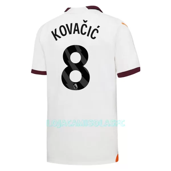 Camisola Manchester City Kovacic 8 Criança Equipamento 2ª 2023/24
