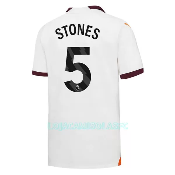 Camisola Manchester City Stones 5 Criança Equipamento 2ª 2023/24