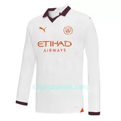 Camisola Manga Comprida Manchester City Homem Equipamento 2ª 2023/24 Camisola Manga Comprida Manchester City Homem Equipamento 2ª 2023/24