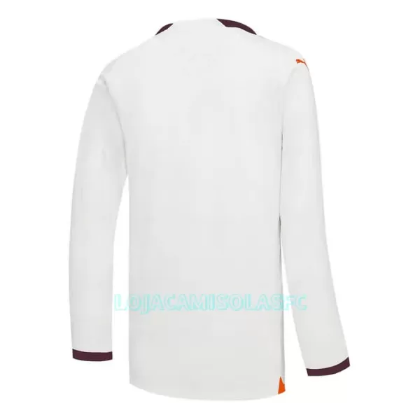 Camisola Manga Comprida Manchester City Homem Equipamento 2ª 2023/24