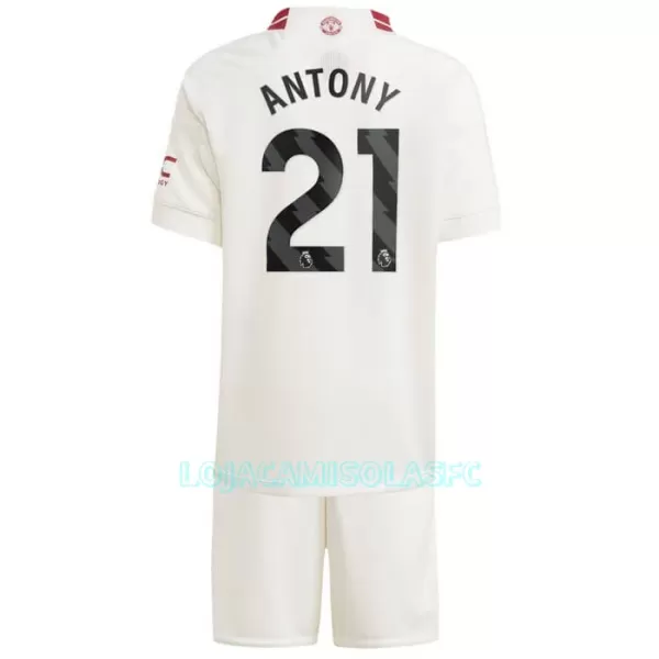 Camisola Manchester United Antony 21 Criança Equipamento 3ª 2023/24