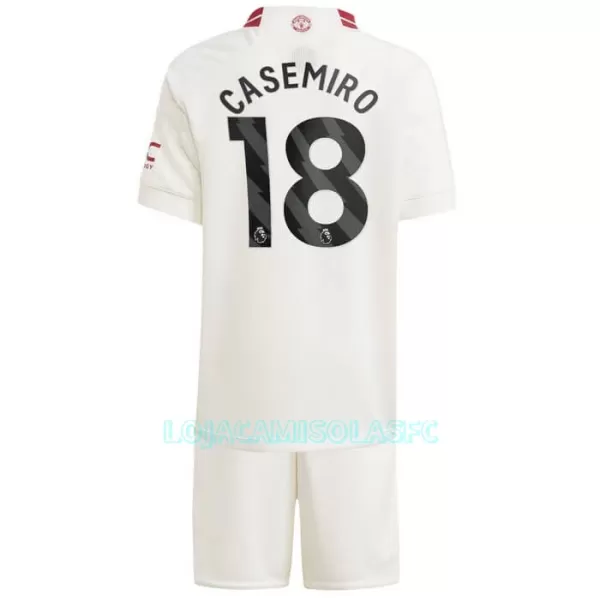 Camisola Manchester United Casemiro 18 Criança Equipamento 3ª 2023/24