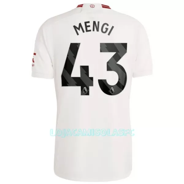 Camisola Manchester United Mengi 43 Homem Equipamento 3ª 2023/24