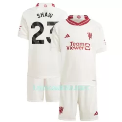 Camisola Manchester United Shaw 23 Criança Equipamento 3ª 2023/24 Camisola Manchester United Shaw 23 Criança Equipamento 3ª 2023/24