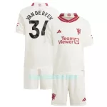 Camisola Manchester United Van De Beek 34 Criança Equipamento 3ª 2023/24