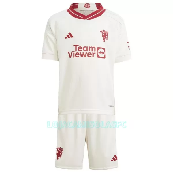 Camisola Manchester United Van De Beek 34 Criança Equipamento 3ª 2023/24