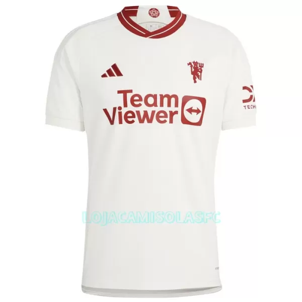 Camisola Manchester United Van De Beek 34 Homem Equipamento 3ª 2023/24
