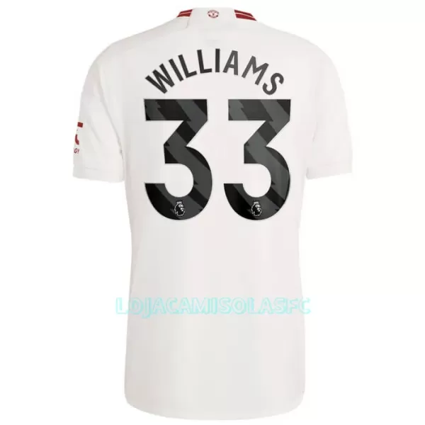 Camisola Manchester United Williams 33 Homem Equipamento 3ª 2023/24