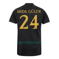 Camisola Real Madrid Arda Guler 24 Homem Equipamento 3ª 2023/24 Camisola Real Madrid Arda Guler 24 Homem Equipamento 3ª 2023/24