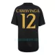 Camisola Real Madrid Camavinga 12 Criança Equipamento 3ª 2023/24