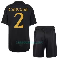 Camisola Real Madrid Carvajal 2 Criança Equipamento 3ª 2023/24 Camisola Real Madrid Carvajal 2 Criança Equipamento 3ª 2023/24