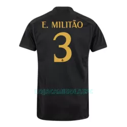 Camisola Real Madrid E. Militão 3 Homem Equipamento 3ª 2023/24 Camisola Real Madrid E. Militão 3 Homem Equipamento 3ª 2023/24