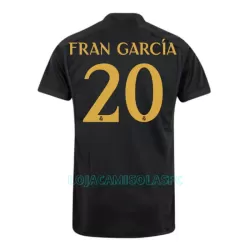 Camisola Real Madrid Fran Garcia 20 Homem Equipamento 3ª 2023/24 Camisola Real Madrid Fran Garcia 20 Homem Equipamento 3ª 2023/24