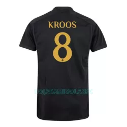 Camisola Real Madrid Kroos 8 Homem Equipamento 3ª 2023/24 Camisola Real Madrid Kroos 8 Homem Equipamento 3ª 2023/24