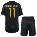 Camisola Real Madrid Rodrygo 11 Criança Equipamento 3ª 2023/24