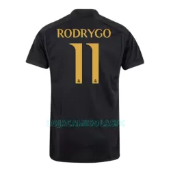 Camisola Real Madrid Rodrygo 11 Homem Equipamento 3ª 2023/24 Camisola Real Madrid Rodrygo 11 Homem Equipamento 3ª 2023/24