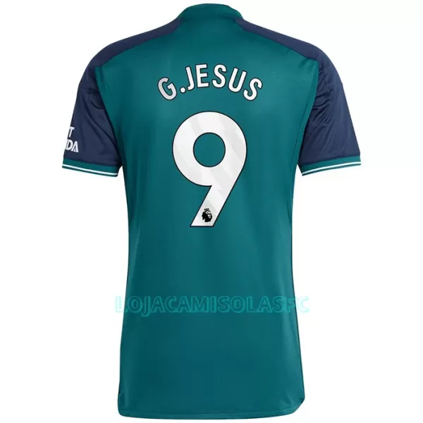 Camisola Arsenal G. Jesus 9 Homem Equipamento 3ª 2023/24