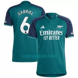 Camisola Arsenal Gabriel 6 Homem Equipamento 3ª 2023/24 Camisola Arsenal Gabriel 6 Homem Equipamento 3ª 2023/24