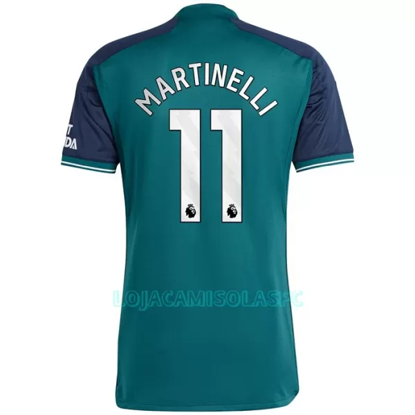 Camisola Arsenal Martinelli 11 Homem Equipamento 3ª 2023/24