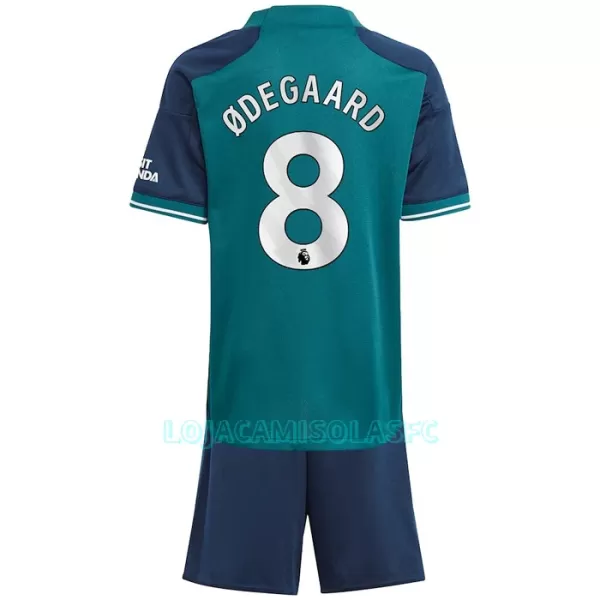 Camisola Arsenal Ødegaard 8 Criança Equipamento 3ª 2023/24