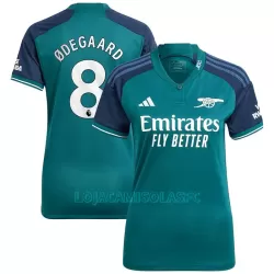 Camisola Arsenal Ødegaard 8 Mulher Equipamento 3ª 2023/24 Camisola Arsenal Ødegaard 8 Mulher Equipamento 3ª 2023/24