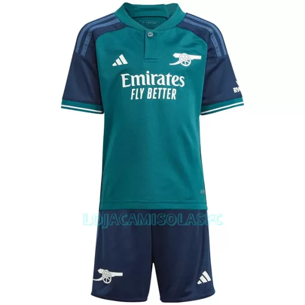 Camisola Arsenal Rice 41 Criança Equipamento 3ª 2023/24