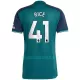 Camisola Arsenal Rice 41 Homem Equipamento 3ª 2023/24