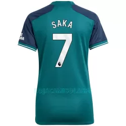 Camisola Arsenal Saka 7 Mulher Equipamento 3ª 2023/24