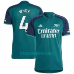 Camisola Arsenal White 4 Homem Equipamento 3ª 2023/24