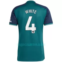 Camisola Arsenal White 4 Homem Equipamento 3ª 2023/24