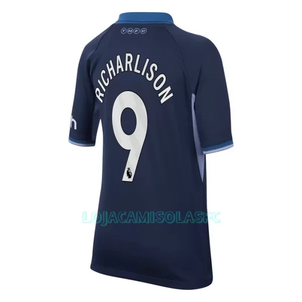Camisola Tottenham Hotspur Richarlison 9 Criança Equipamento 2ª 2023/24