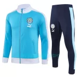 Casaco de Treino Conjunto Manchester City Homem 2023/24 Azul