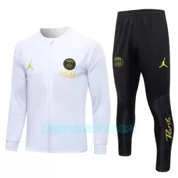 Casaco de Treino Conjunto Paris Saint-Germain Homem 2023/24 Branca Casaco de Treino Conjunto Paris Saint-Germain Homem 2023/24 Branca