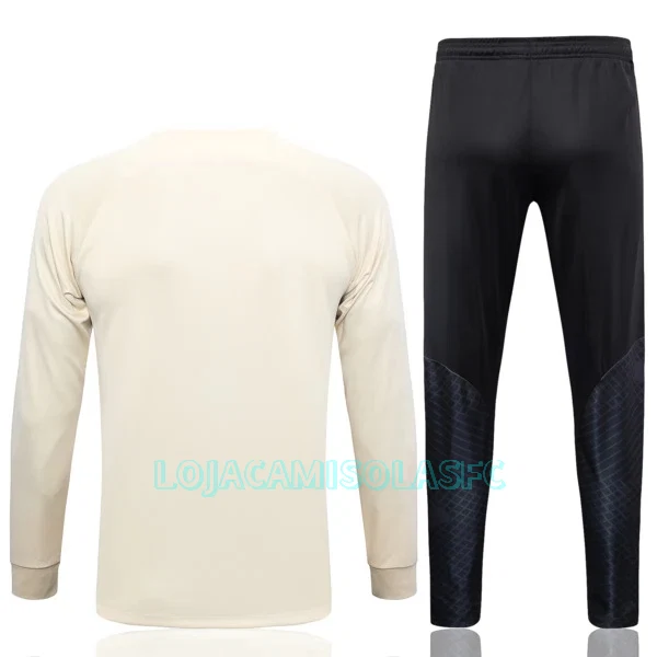 Casaco de Treino Conjunto Paris Saint-Germain Homem 2023/24 Creme