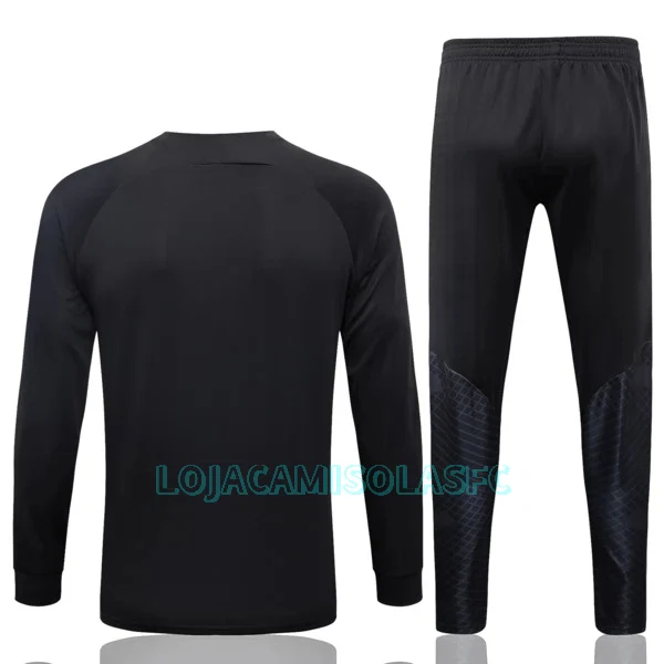Casaco de Treino Conjunto Paris Saint-Germain Homem 2023/24 Preta