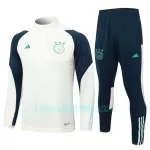 Sweat de Treino Conjunto Ajax Amsterdam Homem Quarto-Zíper 2023/24 Branca