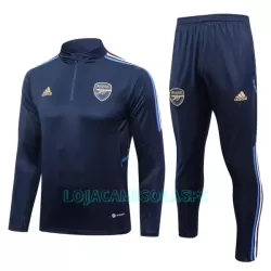 Sweat de Treino Conjunto Arsenal Homem Quarto-Zíper 2023/24 Azul Sweat de Treino Conjunto Arsenal Homem Quarto-Zíper 2023/24 Azul