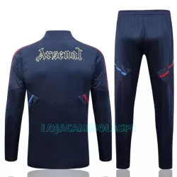 Sweat de Treino Conjunto Arsenal Homem Quarto-Zíper 2023/24 Azul
