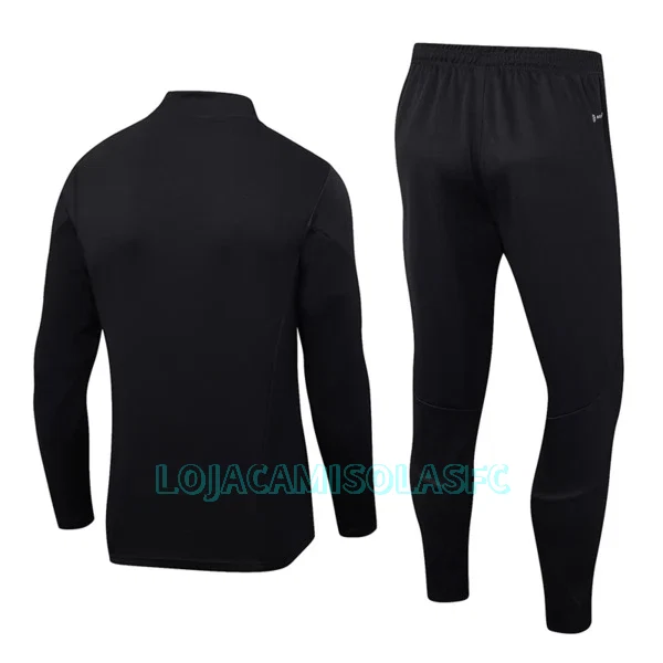 Sweat de Treino Conjunto Arsenal Homem Quarto-Zíper 2023/24 Preta