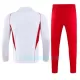 Sweat de Treino Conjunto CR Flamengo Homem Quarto-Zíper 2023/24 Branca