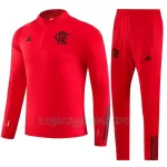 Sweat de Treino Conjunto CR Flamengo Homem Quarto-Zíper 2023/24 Vermelha
