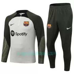Sweat de Treino Conjunto FC Barcelona Homem Quarto-Zíper 2023/24 Cinza Sweat de Treino Conjunto FC Barcelona Homem Quarto-Zíper 2023/24 Cinza