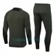 Sweat de Treino Conjunto FC Barcelona Homem Quarto-Zíper 2023/24 Verde