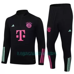 Sweat de Treino Conjunto FC Bayern de Munique Homem Quarto-Zíper 2023/24 Preta Sweat de Treino Conjunto FC Bayern de Munique Homem Quarto-Zíper 2023/24 Preta