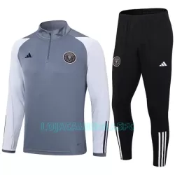 Sweat de Treino Conjunto Inter Miami CF Homem Quarto-Zíper 2023/24 Cinza Sweat de Treino Conjunto Inter Miami CF Homem Quarto-Zíper 2023/24 Cinza